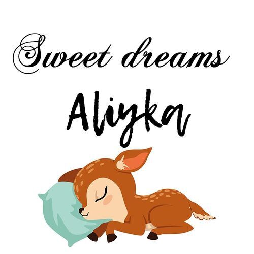 Открытка Aliyka Sweet dreams