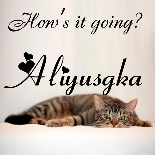 Открытка Aliyusgka How