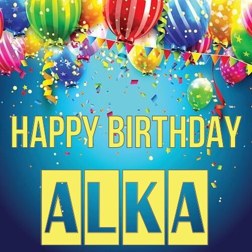 Открытка Alka Happy birthday