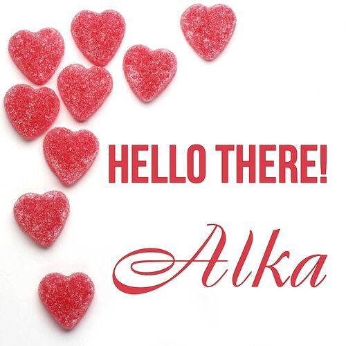 Открытка Alka Hello there!