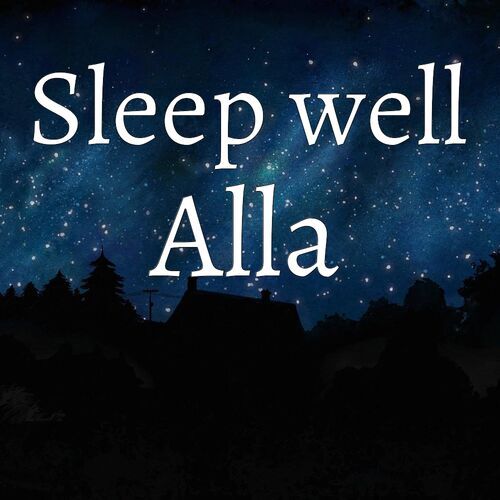 Открытка Alla Sleep well