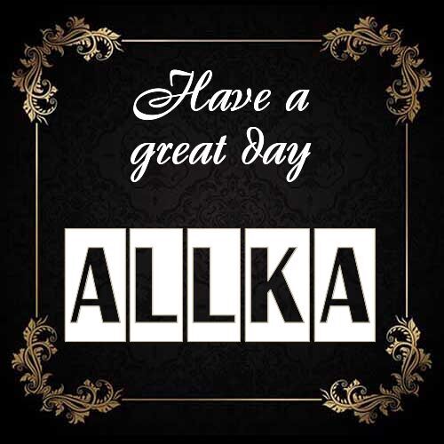 Открытка Allka Have a great day