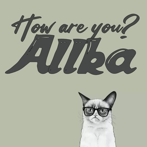 Открытка Allka How are you?