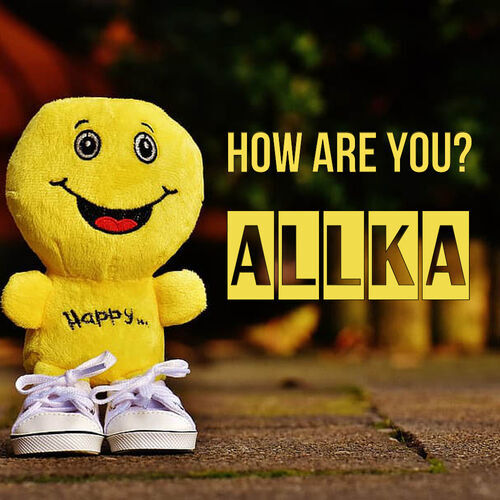 Открытка Allka How are you?