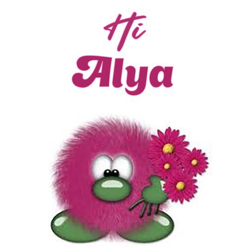 Открытка Alya Hi