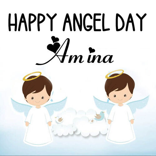 Открытка Amina Happy angel day