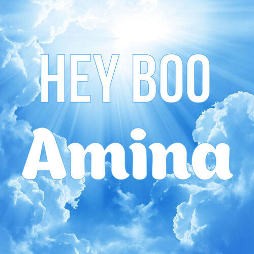 Открытка Amina Hey boo