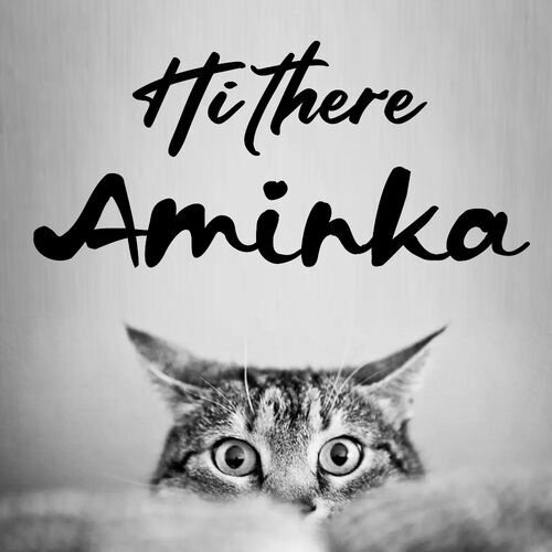 Открытка Aminka Hi there