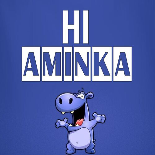 Открытка Aminka Hi