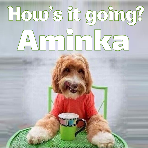 Открытка Aminka How