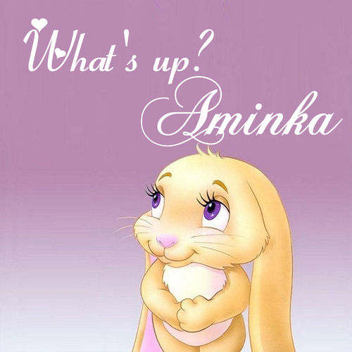 Открытка Aminka What