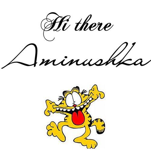 Открытка Aminushka Hi there