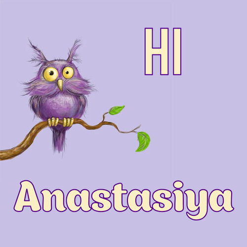 Открытка Anastasiya Hi