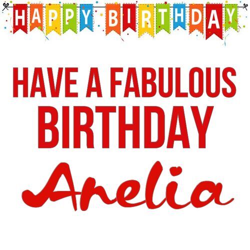 Открытка Anelia Have a fabulous birthday