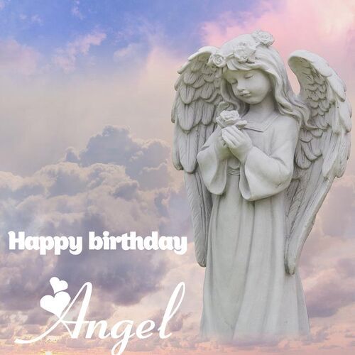 Открытка Angel Happy birthday