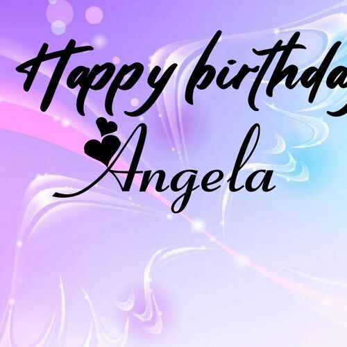 Открытка Angela Happy birthday