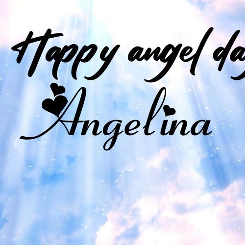 Открытка Angelina Happy angel day