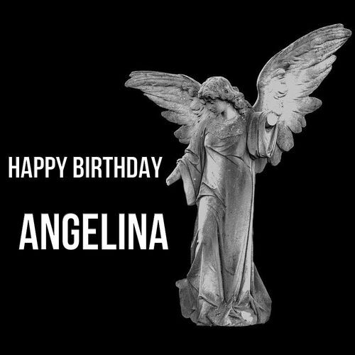 Открытка Angelina Happy birthday