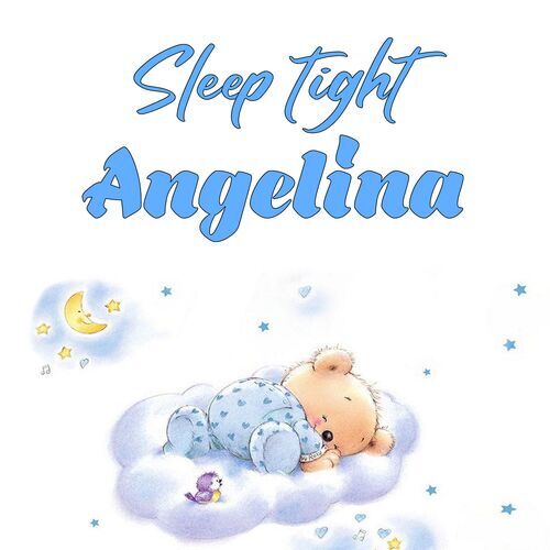 Открытка Angelina Sleep tight