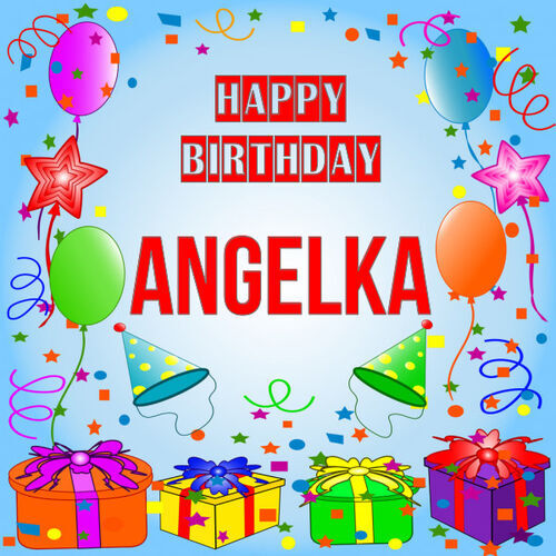 Открытка Angelka Happy birthday