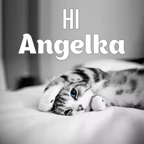 Открытка Angelka Hi