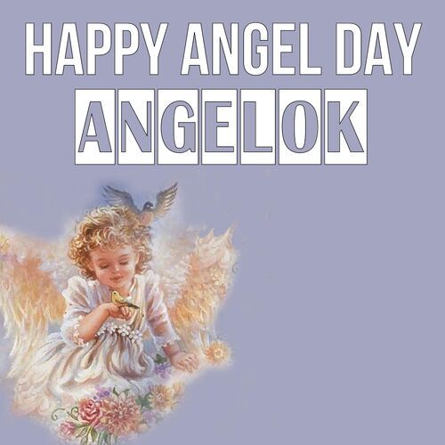 Открытка Angelok Happy angel day