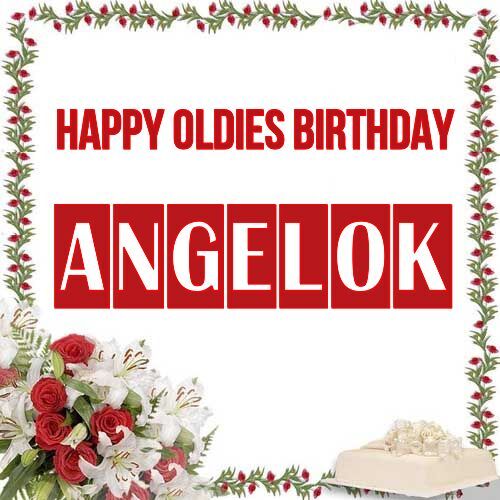 Открытка Angelok Happy oldies birthday