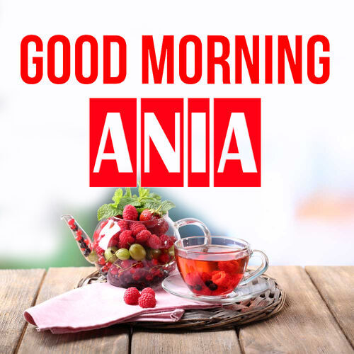 Открытка Ania Good morning