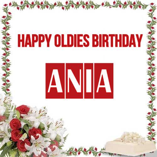 Открытка Ania Happy oldies birthday