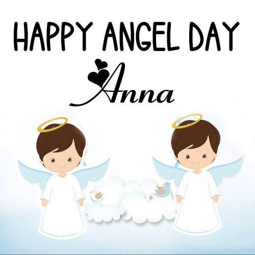 Открытка Anna Happy angel day