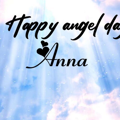 Открытка Anna Happy angel day