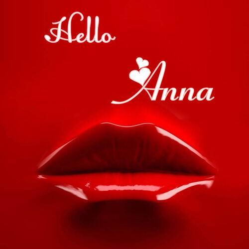 Открытка Anna Hello