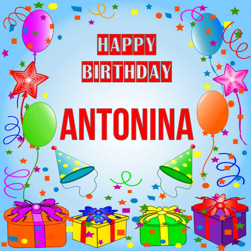 Открытка Antonina Happy birthday