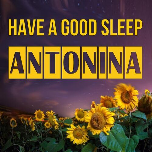 Открытка Antonina Have a good sleep