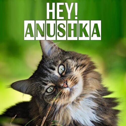 Открытка Anushka Hey!