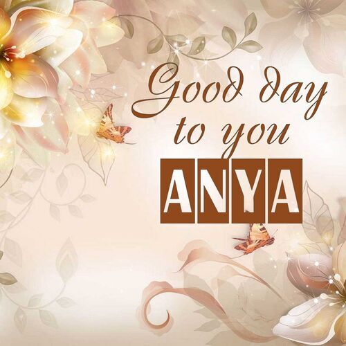 Открытка Anya Good day to you