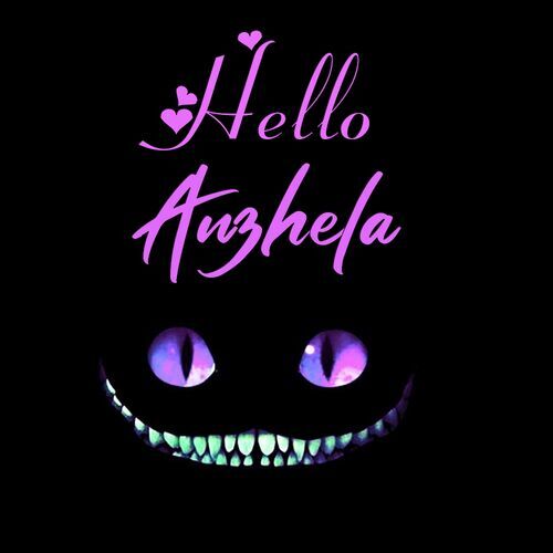 Открытка Anzhela Hello