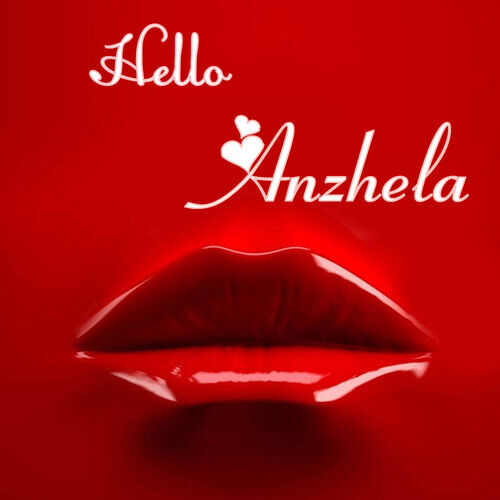 Открытка Anzhela Hello