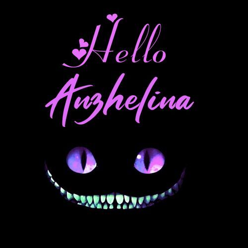 Открытка Anzhelina Hello