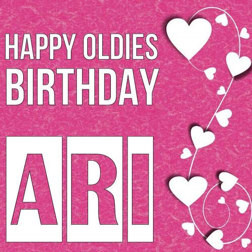 Открытка Ari Happy oldies birthday