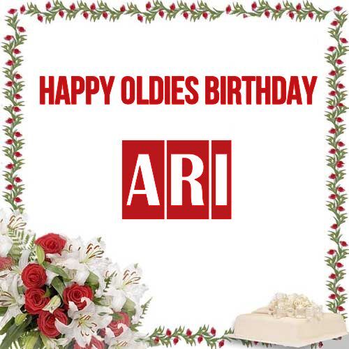 Открытка Ari Happy oldies birthday