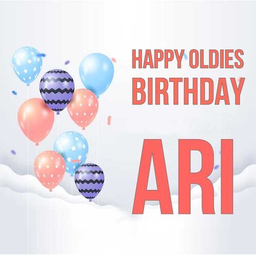 Открытка Ari Happy oldies birthday