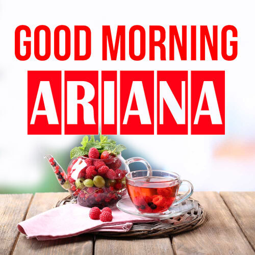 Открытка Ariana Good morning