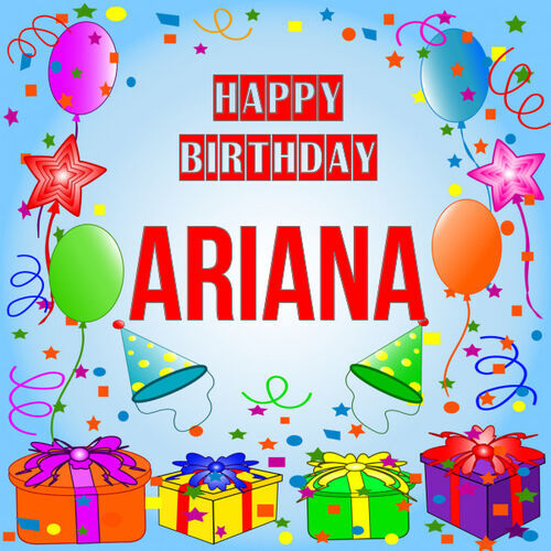 Открытка Ariana Happy birthday