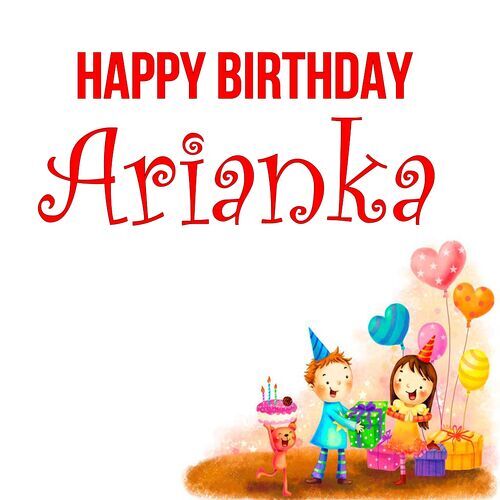 Открытка Arianka Happy birthday