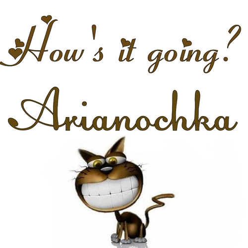 Открытка Arianochka How