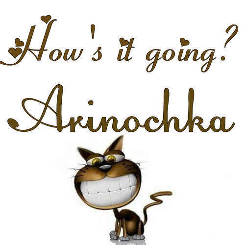 Открытка Arinochka How