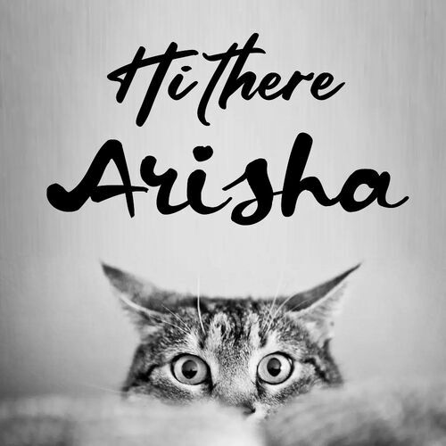 Открытка Arisha Hi there