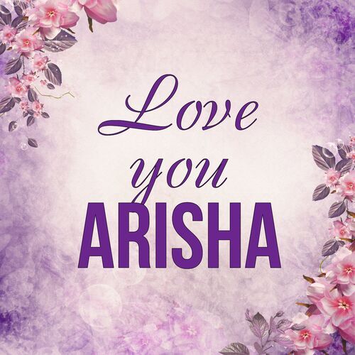 Открытка Arisha Love you