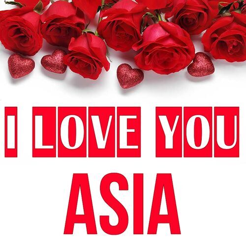 Открытка Asia I love you